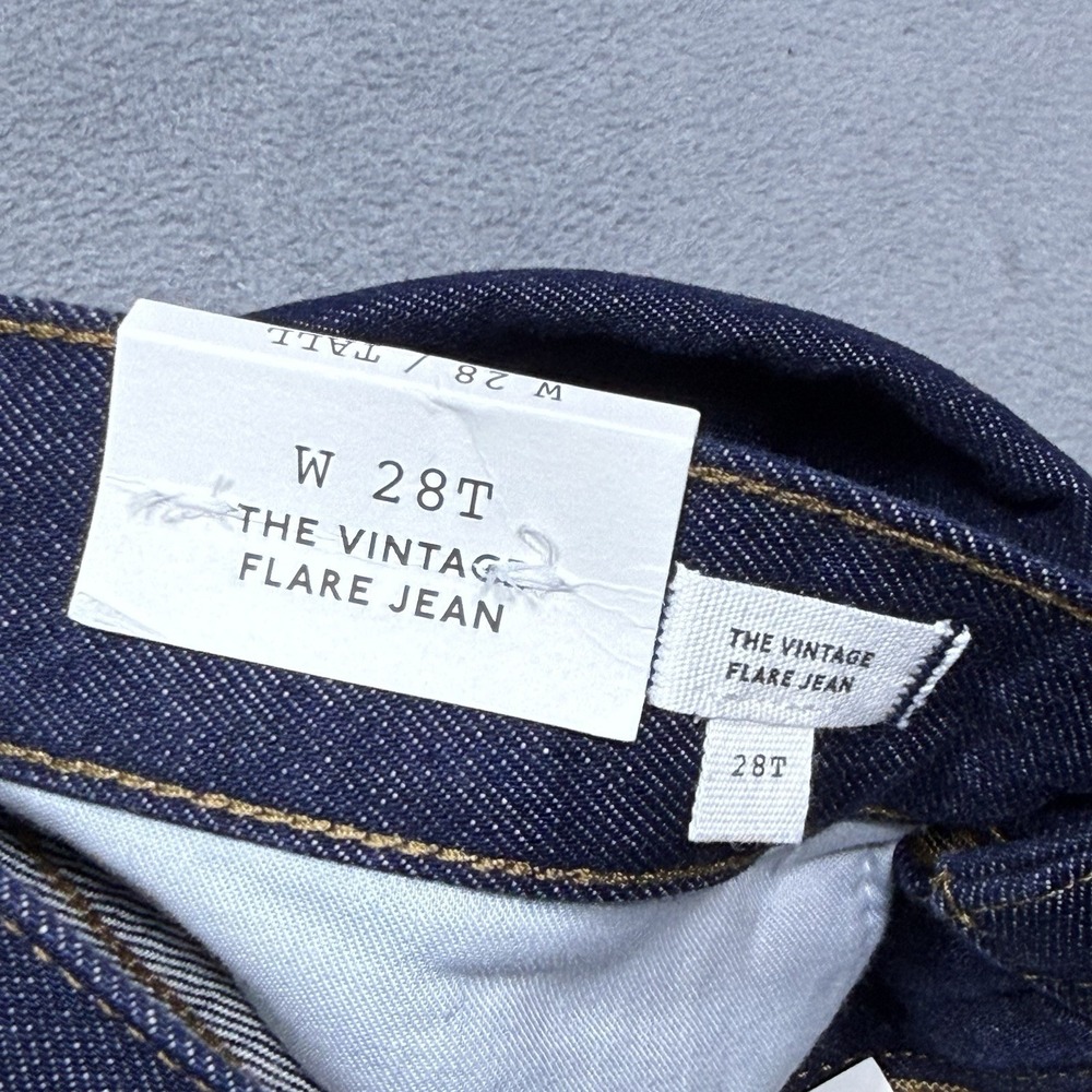 Madewell High-Rise Wide-Leg Jeans in Deep Indigo Blue - Picture 2 of 8